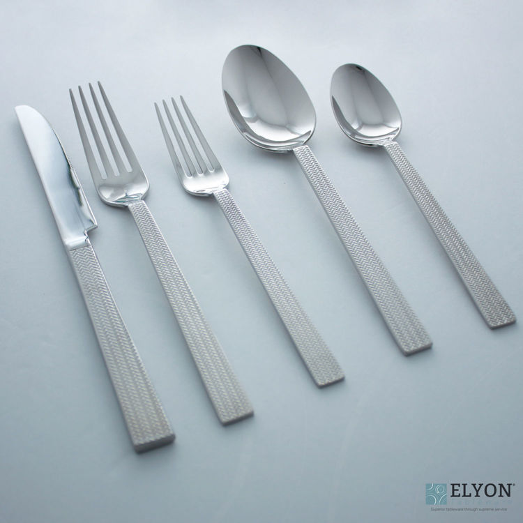 David Shaw 20-Piece Stainless Steel Splendide Rhone Flatware Set, Service For 4 | Elyon Tableware