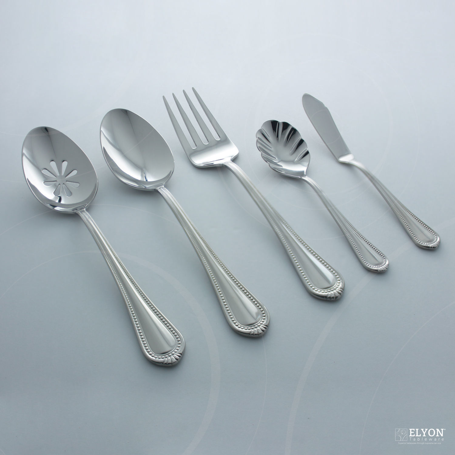 Mikasa 65Piece Stainless Steel Regent Bead Flatware Set, Service For