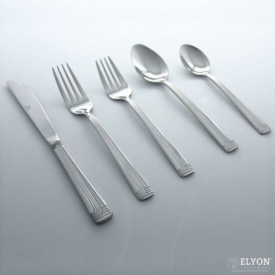 Metropolitan 20-Piece Stainless Steel Superior Flatware Set, Service for 4 | Elyon Tableware Metropolitan 20-Piece Stainless Steel Superior Flatware Set, Service for 4 | Elyon Tableware