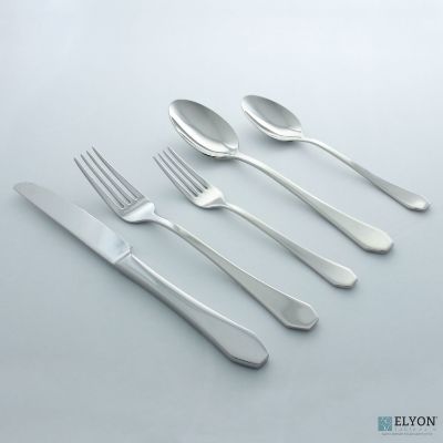 David Shaw 20-Piece Stainless Steel Splendide Deco Flatware Set, Service For 4 | Elyon Tableware David Shaw 20-Piece Stainless Steel Splendide Deco Flatware Set, Service For 4 | Elyon Tableware