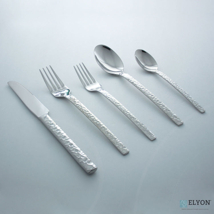 David Shaw 20-Piece Stainless Steel Splendide Sahara Flatware Set, Service For 4 | Elyon Tableware
