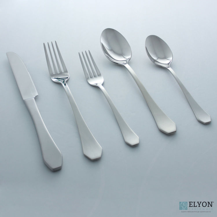 David Shaw 20-Piece Stainless Steel Splendide Valencia Flatware Set, Service For 4  | Elyon Tableware