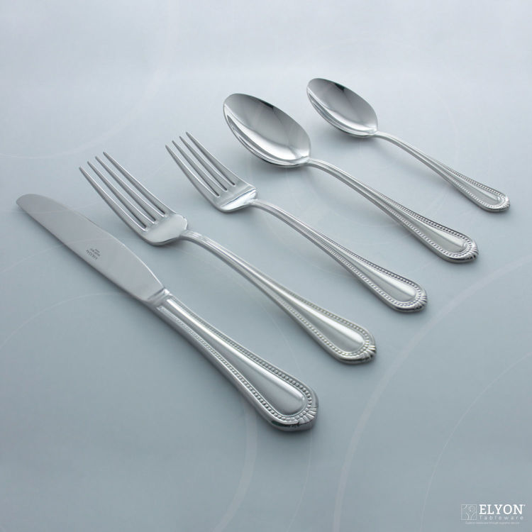 Mikasa 65-Piece Stainless Steel Regent Bead Flatware Set, Service For 12 |  Elyon Tableware