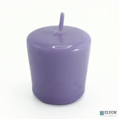 24 Lavender Unscented Wax Votive Candles, 15 Hours Burn Time 24 Lavender Unscented Wax Votive Candles, 15 Hours Burn Time