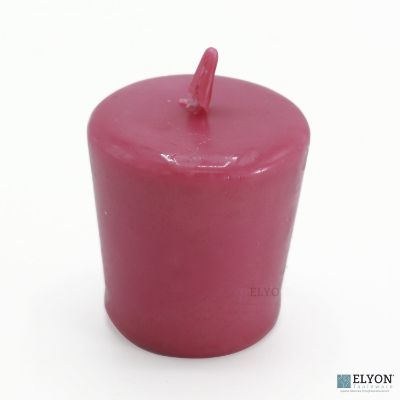 24 Mauve Unscented Wax Votive Candles, 15 Hours Burn Time 24 Mauve Unscented Wax Votive Candles, 15 Hours Burn Time