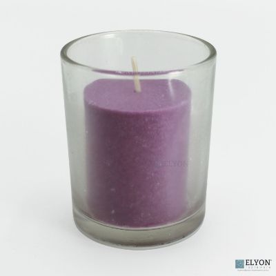 18 Purple Colored Unscented Wax Votive Memorial Candle, 24 Hours Burn Time 18 Purple Colored Unscented Wax Votive Memorial Candle, 24 Hours Burn Time