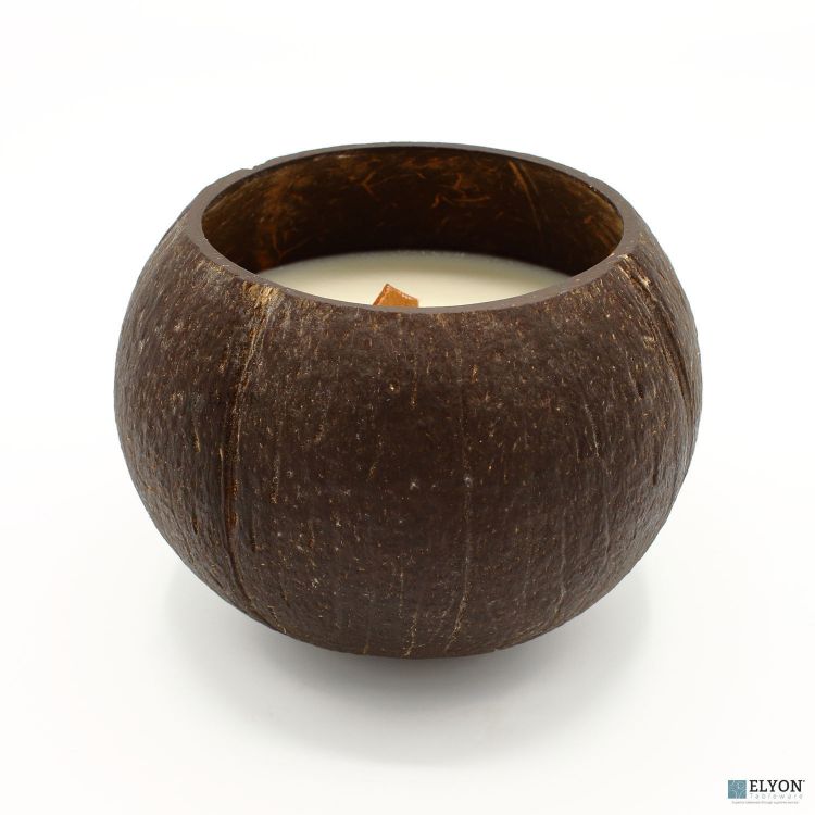 Coconut Shell Candle Scented Set of 2