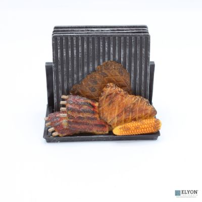 BBQ Steak Coaster Set BBQ Steak Coaster Set