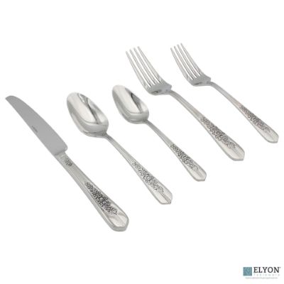 Oneida Royal Rose 1939 45-Piece Stainless Steel Flatware Set, Service For 8 Oneida Royal Rose 1939 45-Piece Stainless Steel Flatware Set, Service For 8