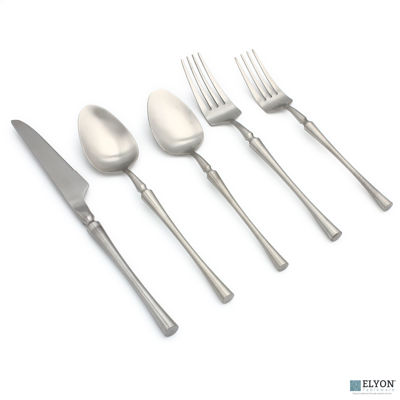 32-Piece Reflective Silver Flatware Set, Stainless Steel, Service For 8.  Elyon Tableware - Your Shop for Everything Tableware