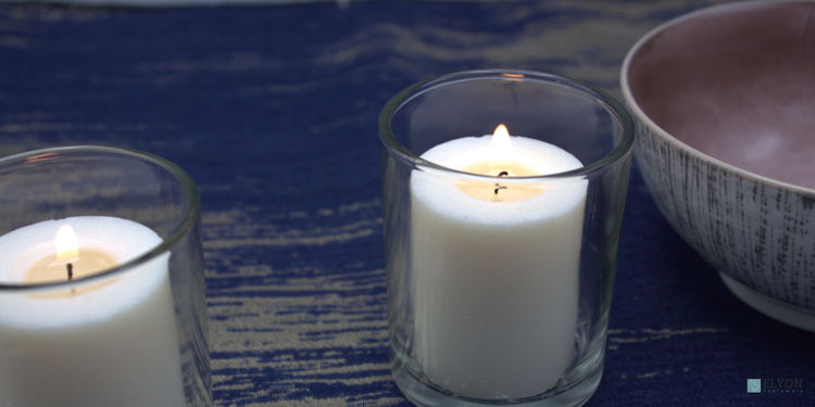 18 White Colored Unscented Wax Votive Memorial Candle, 24 Hours Burn Time	