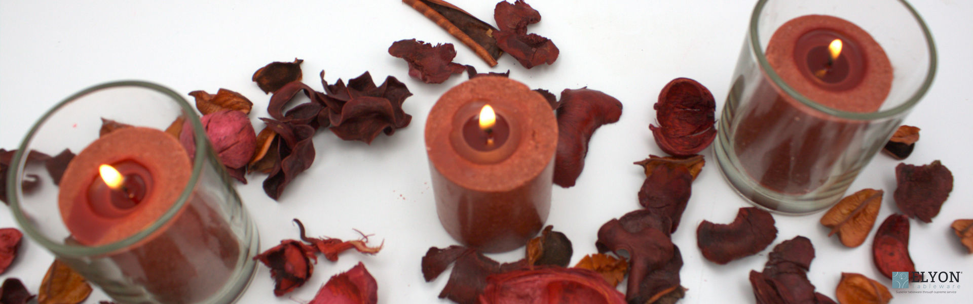 18 Red Colored Unscented Wax Votive Candles in Glass Holder, 24 Hours