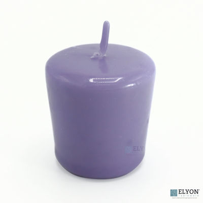 24 Lavender Unscented Wax Votive Candles, 15 Hours Burn Time 24 Lavender Unscented Wax Votive Candles, 15 Hours Burn Time