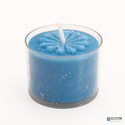 36 Ocean Breeze Scented Blue Colored Wax Deep Tealight Candles 36 Ocean Breeze Scented Blue Colored Wax Deep Tealight Candles