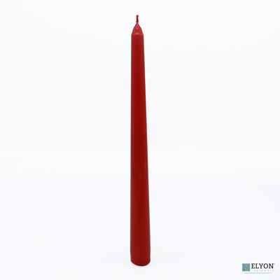 Show details for 50 Red Unscented Wax Taper Candles, 8 Hour Burn Time Picture of 50 Red Unscented Wax Taper Candles, 8 Hour Burn Time