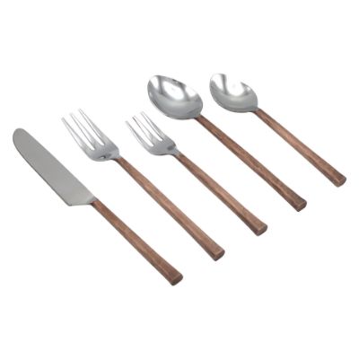 Hand-Forged Flatware Set, Stainless Steel, Hand-Forged Flatware Set, Stainless Steel,
