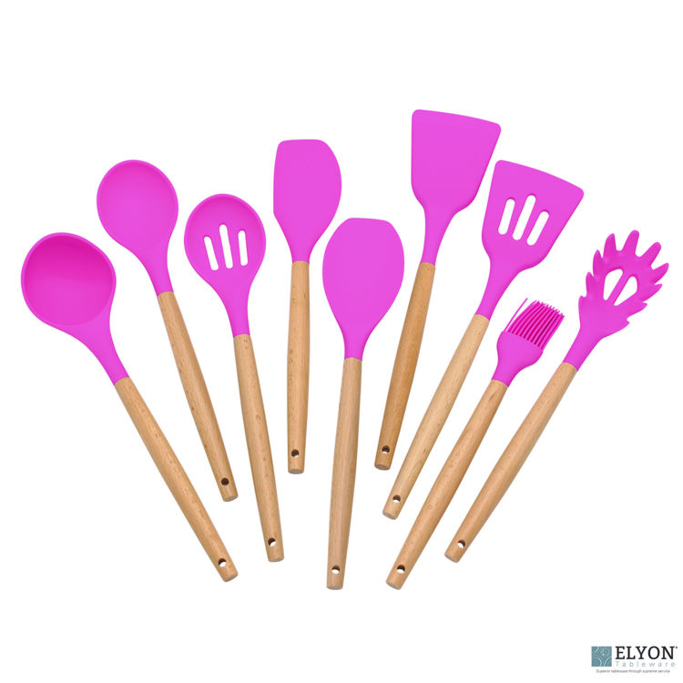Silicone Spatula With Wooden Handle – Grey – Kitchen Utensil – HB00073216