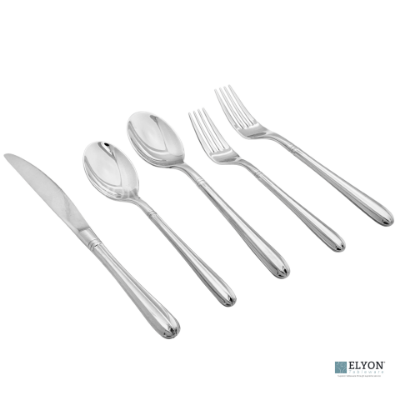 Royal Column Silverware Set 20 Pieces Forged Stainless Steel Flatware Service for 4 Royal Column Silverware Set 20 Pieces Forged Stainless Steel Flatware Service for 4