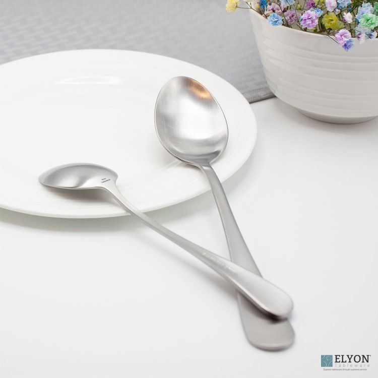 Elyon Luly Matte Silver 20-Piece Flatware Set, Stainless Steel, Service For 4